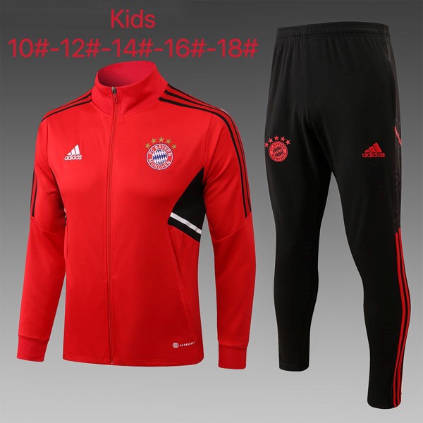Kinder Trainingsanzug Bayern München 2023 Rote Schwarz